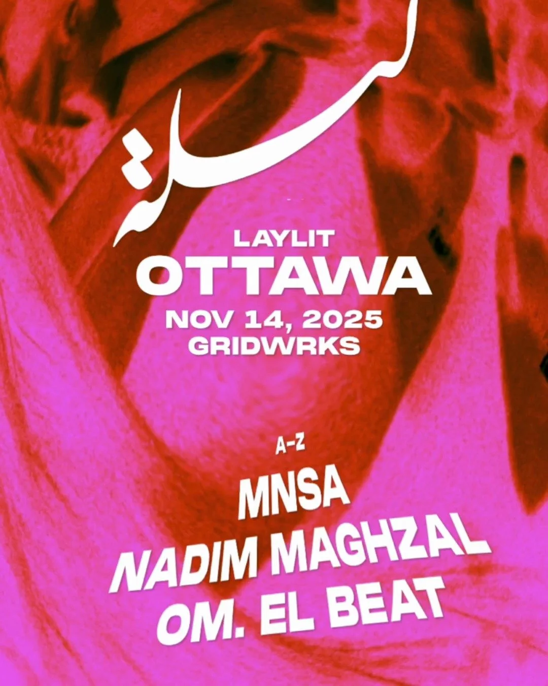 Same party, new location 📍 @laylitparty is coming to @citygridwrks on Nov 14&nbsp;🥳

Featuring...
🎧MNSA @the.littlemerman
🎧Nadim Maghzal @nadim.maghzal 
🎧Om. El Beat @om.elbeat 

Each party takes you on a genre-spanning journey, highlighting the