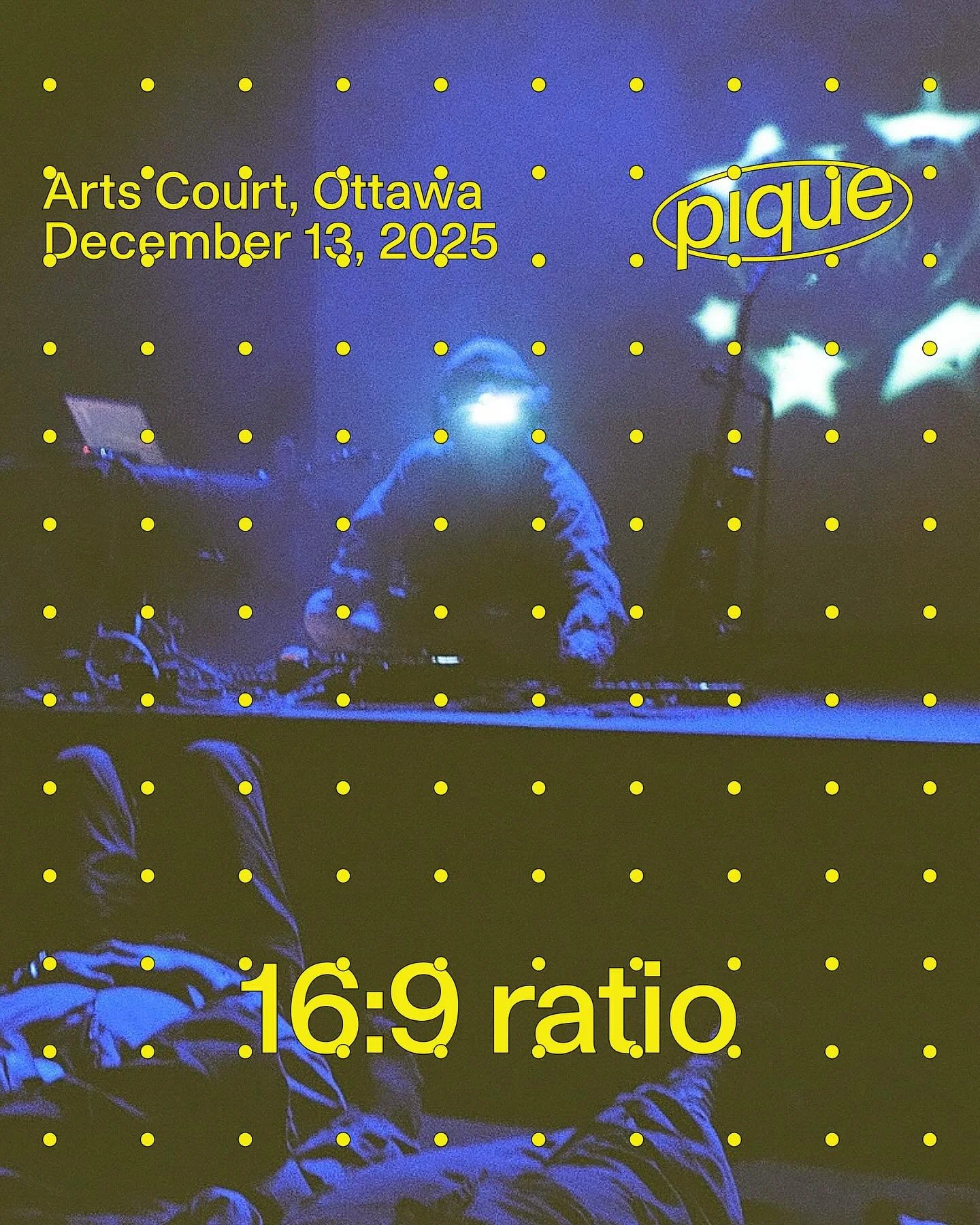 Discover clarity through the abstractions of 16:9 ratio (@geunf), the alias of Ottawa-based DJ, producer, and singer Noah Elliott Perkins.

Having previously graced Pique&rsquo;s stage as a member of hyperpop trio @los3333r, the artist returns to Art