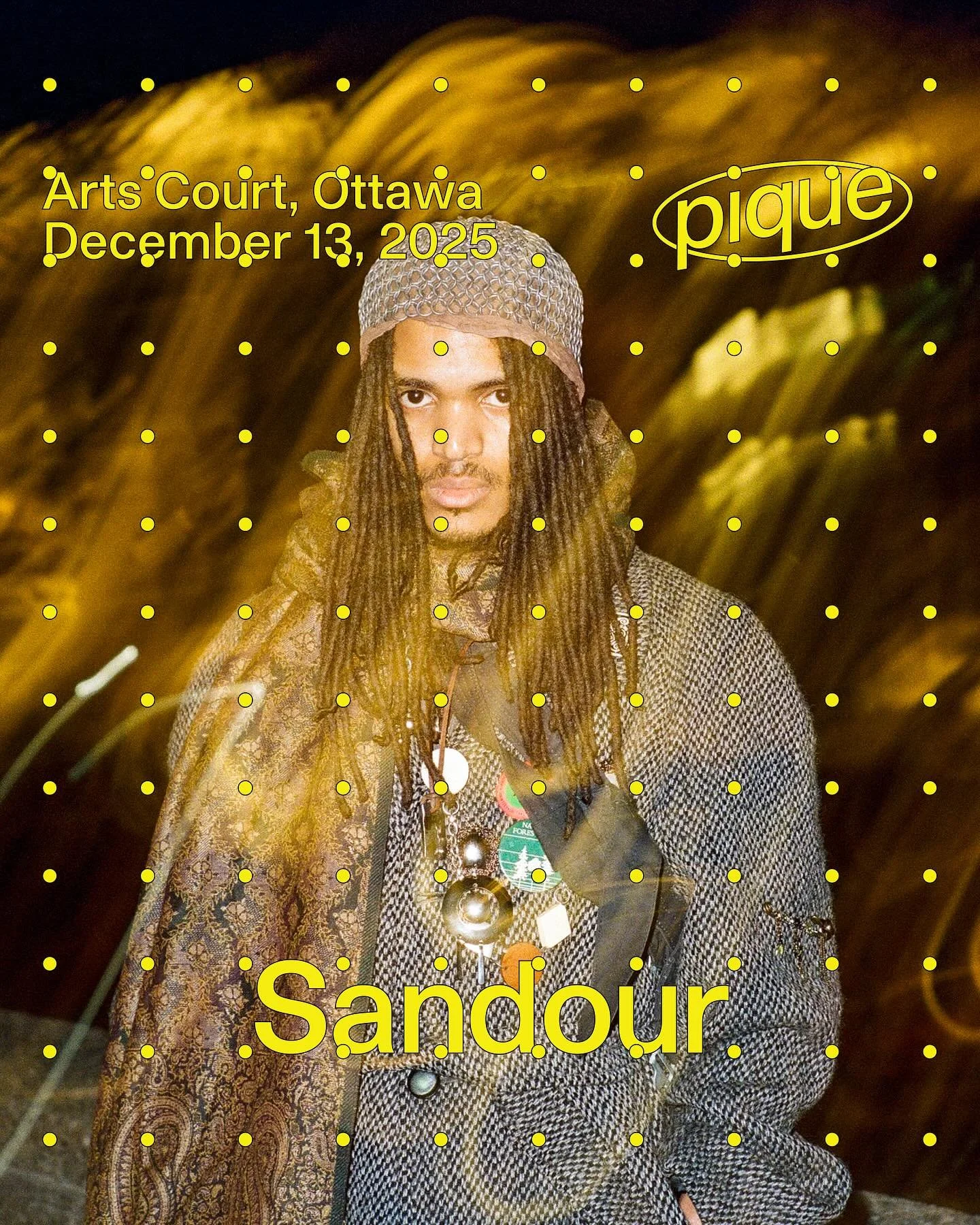Ottawa-based singer and producer @sandourmusic is building the framework of an intimate yet expansive universe. 🕯️✨

Inspired by Christian Gothic poetics, his lyrics depict the self, community, religion, and love. His sonic eclecticism draws from th
