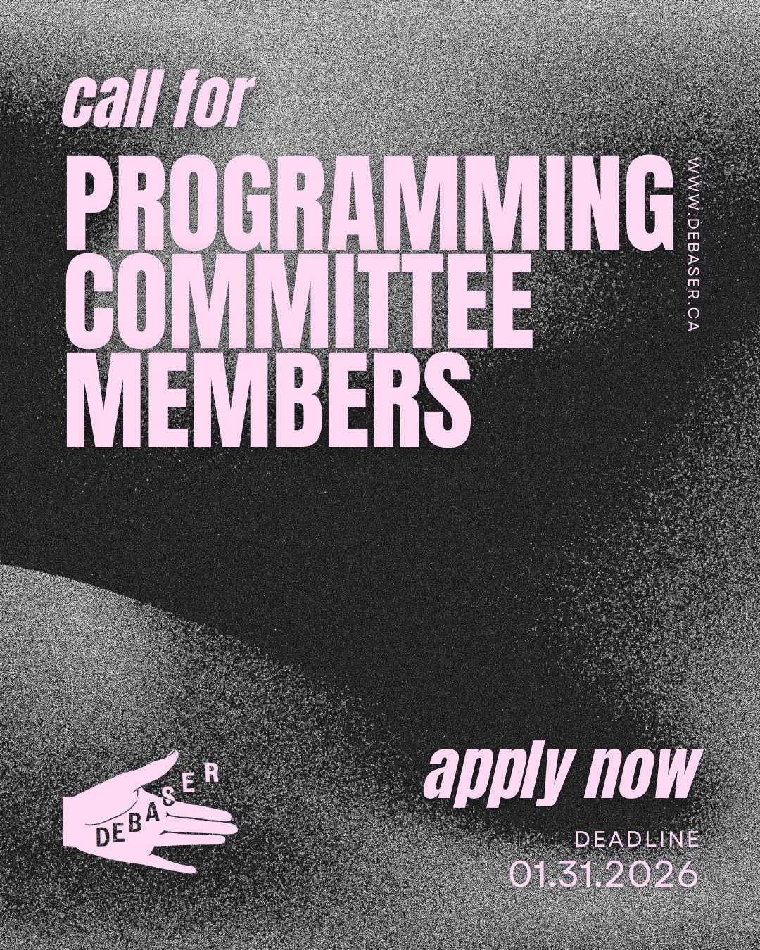 Call for programming committee members