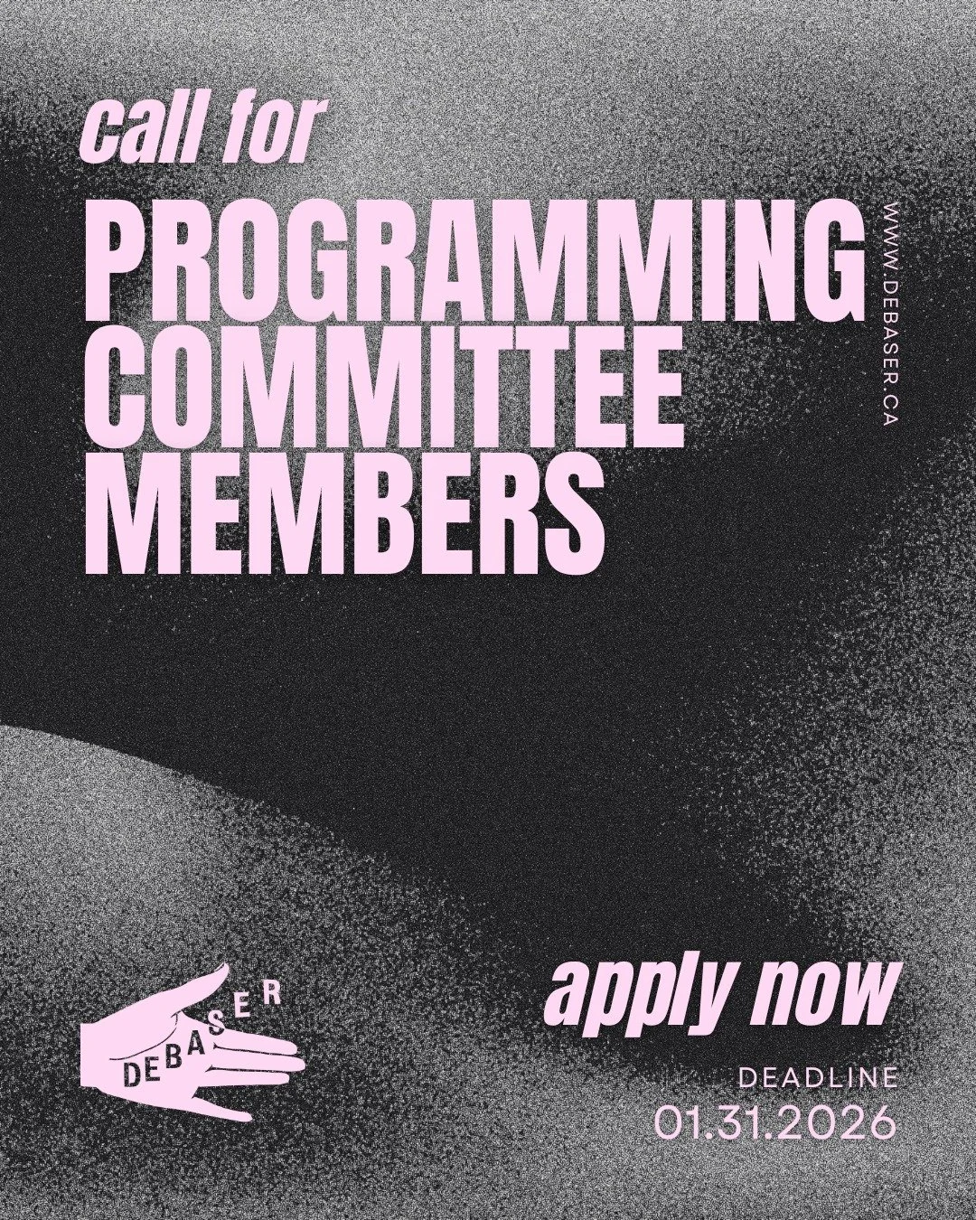 New year, new programming committee members 🎉

We're looking for knowledgeable members of the Ottawa-Gatineau arts community (and beyond!) to help shape the artistic direction of upcoming Debaser events and programs, including our festival, Pique.

