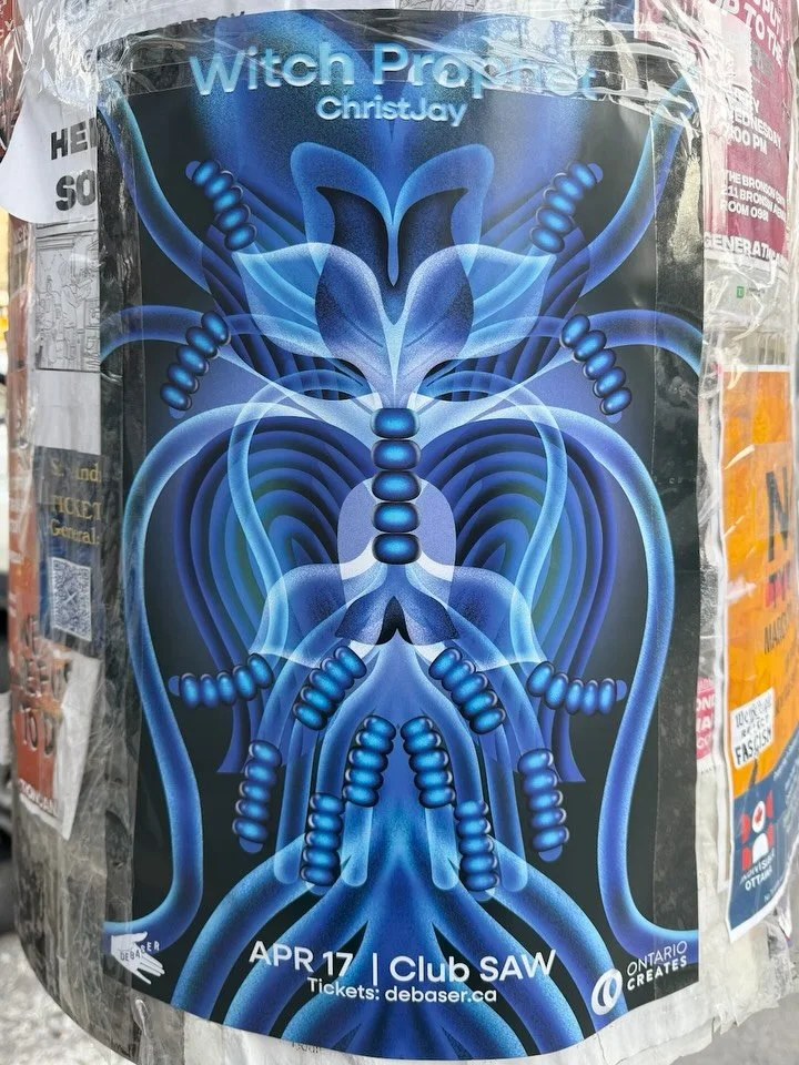 Tomorrow night, Witch Prophet and her band manifest in Ottawa to celebrate the release of her critically acclaimed LP, Words Are Spells / Thoughts Are Magic 💙

with special guest @officialchristjay (bday set 🎂)

Ahead of the show, listen to @witchp