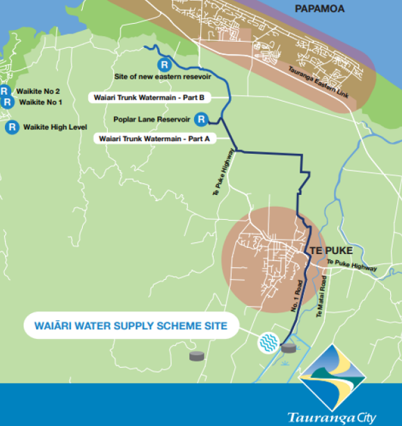 Tauranga City Council Maps Waiāri Water Supply — Alta Consulting