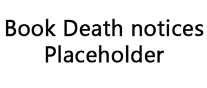 Book a death notice