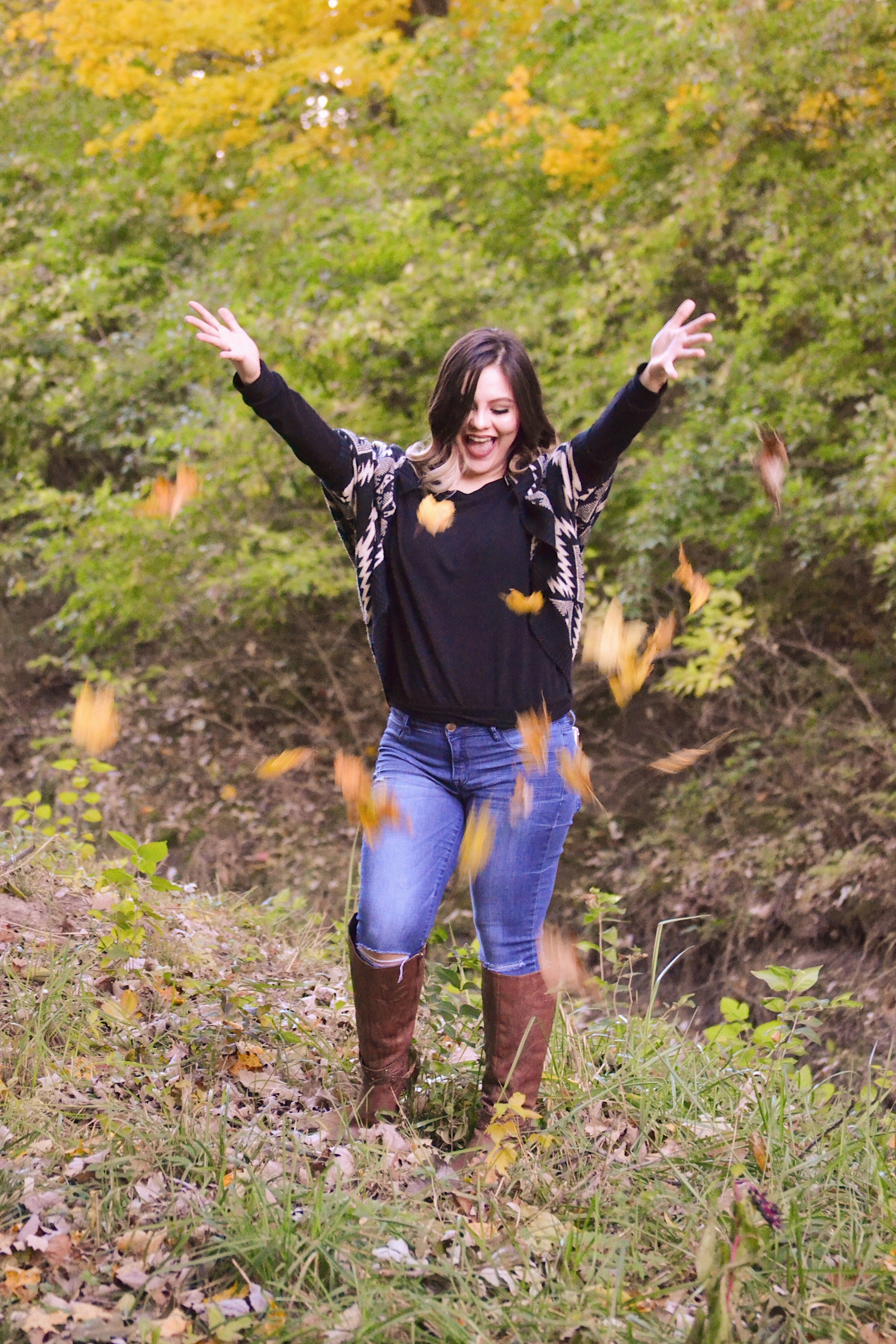 Playing with autumn