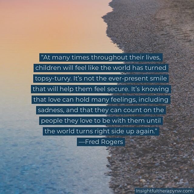 It&rsquo;s all about connection and space for ALL the feelings. #permissiontofeel #covidcopingskills #parentingcovid #mentalhealth #westseattletherapist #connection #washingtonstatetherapist #playtherapist #childmentalhealth #emotions