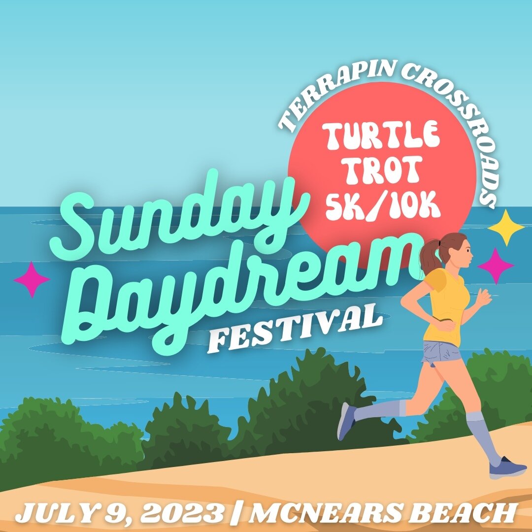 Save the date! Join Terrapin Crossroads July 9th at McNears Beach Park for a full day of live music, food, and fun! 🎵🌭🎉⁠
⁠
Start your day off right with the Turtle Trot, a Terrapin Nation 5k, 10k, and Kids Run. Enjoy the stunning scenery of Marin 