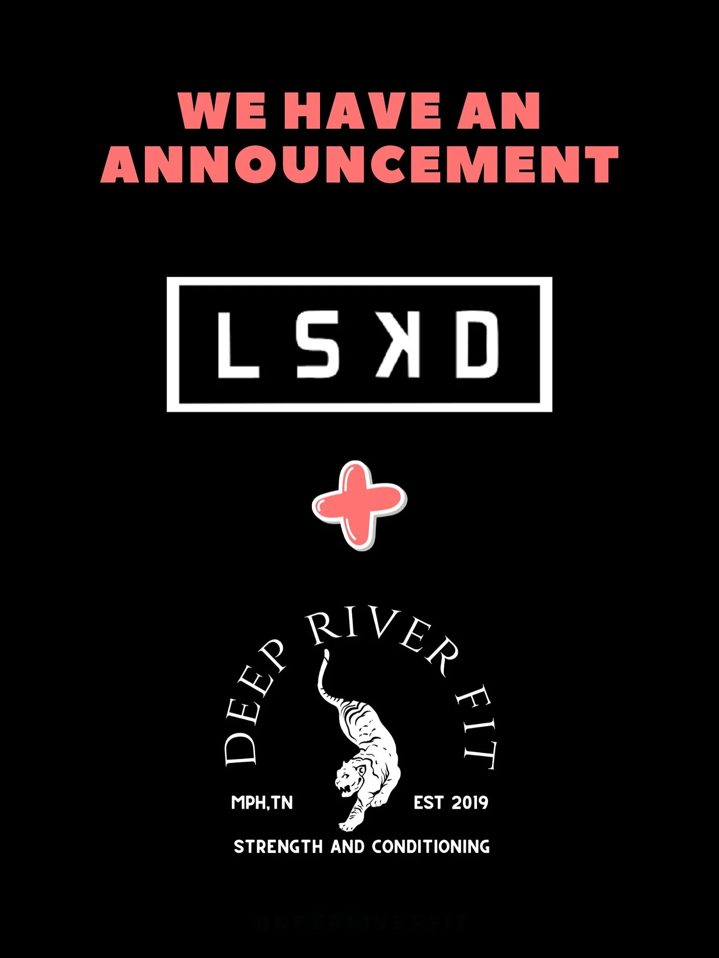 🚨 @lskd + @deepriverfit 🚨

We&rsquo;re pumped to announce our partnership with LSKD! LSKD is one of the leading brands in the fitness space and we&rsquo;ve met with them on several occasions about supporting our gym, our community and @legendsnever