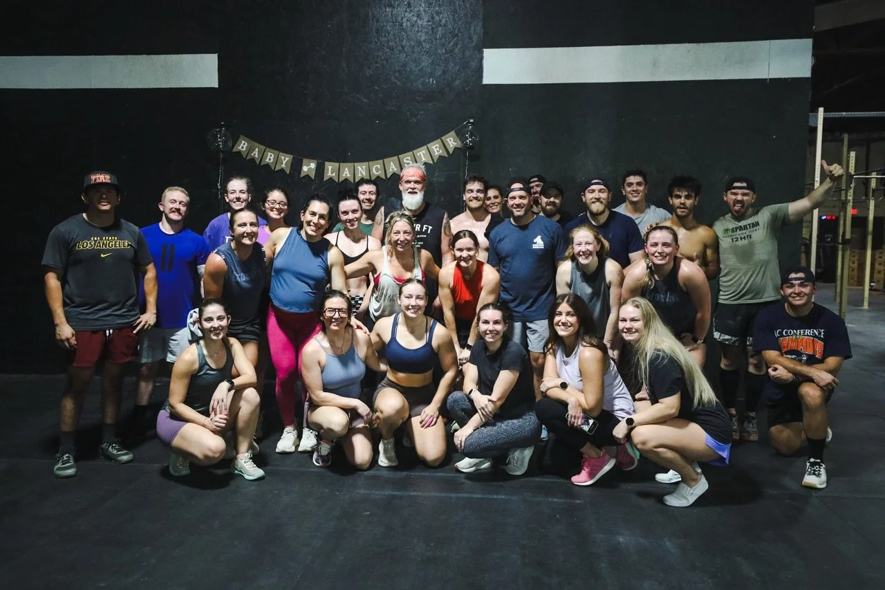 Everyone deserves a gym community. 
They&rsquo;re just an indescribable thing at times. 

A group of people that celebrate you and reflect things you want put back into the world. 

Thank you from the bottom of our hearts. 

Baby Lancaster will be ru