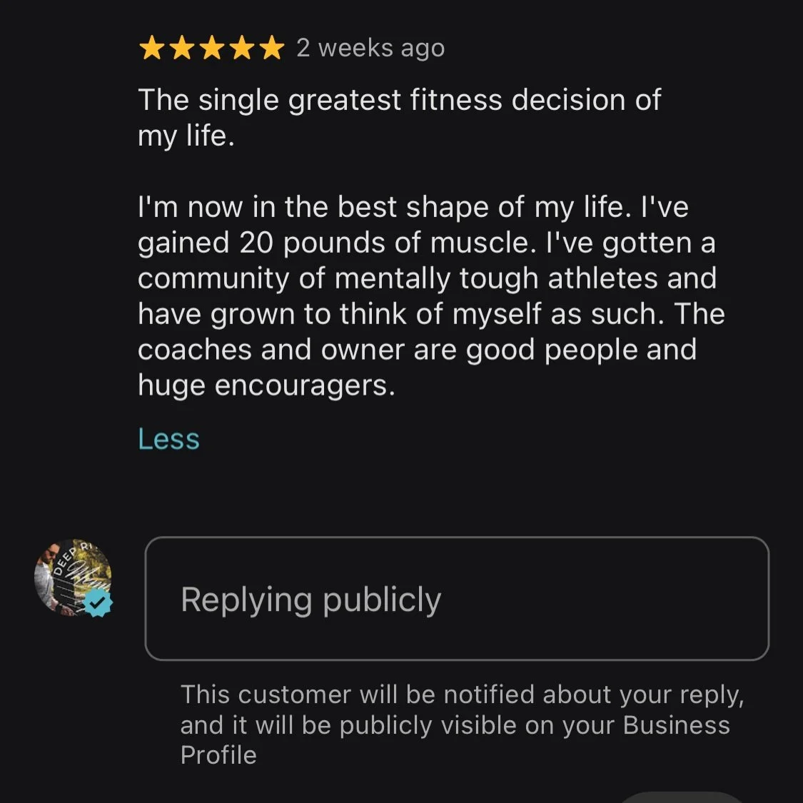 Thank you for choosing us. 

#deepriverfit #gym #fitness #memphis #community