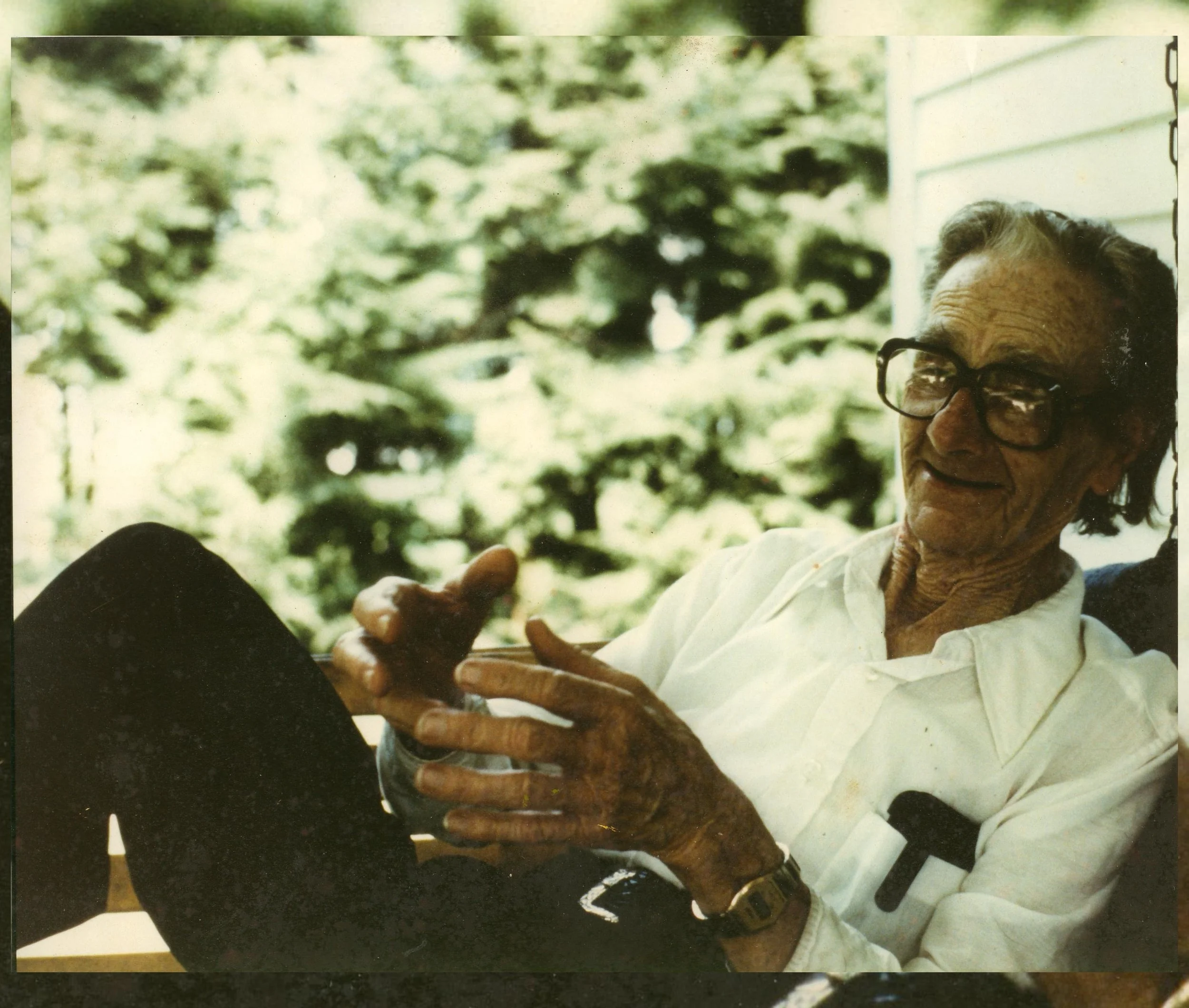 Hugh Lee telling a story with his hands