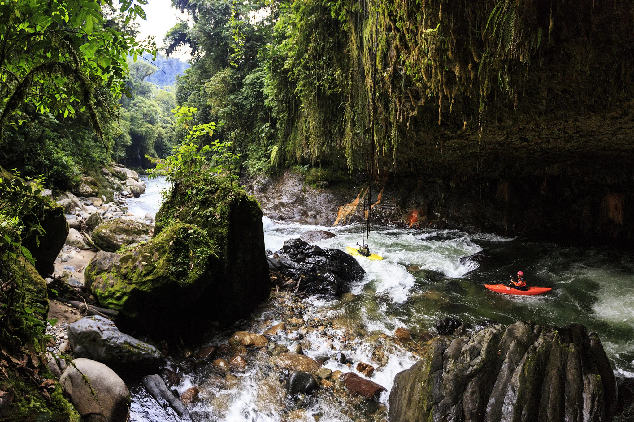 Rio Hollin Overnight expedition, a most do when in Ecuador.