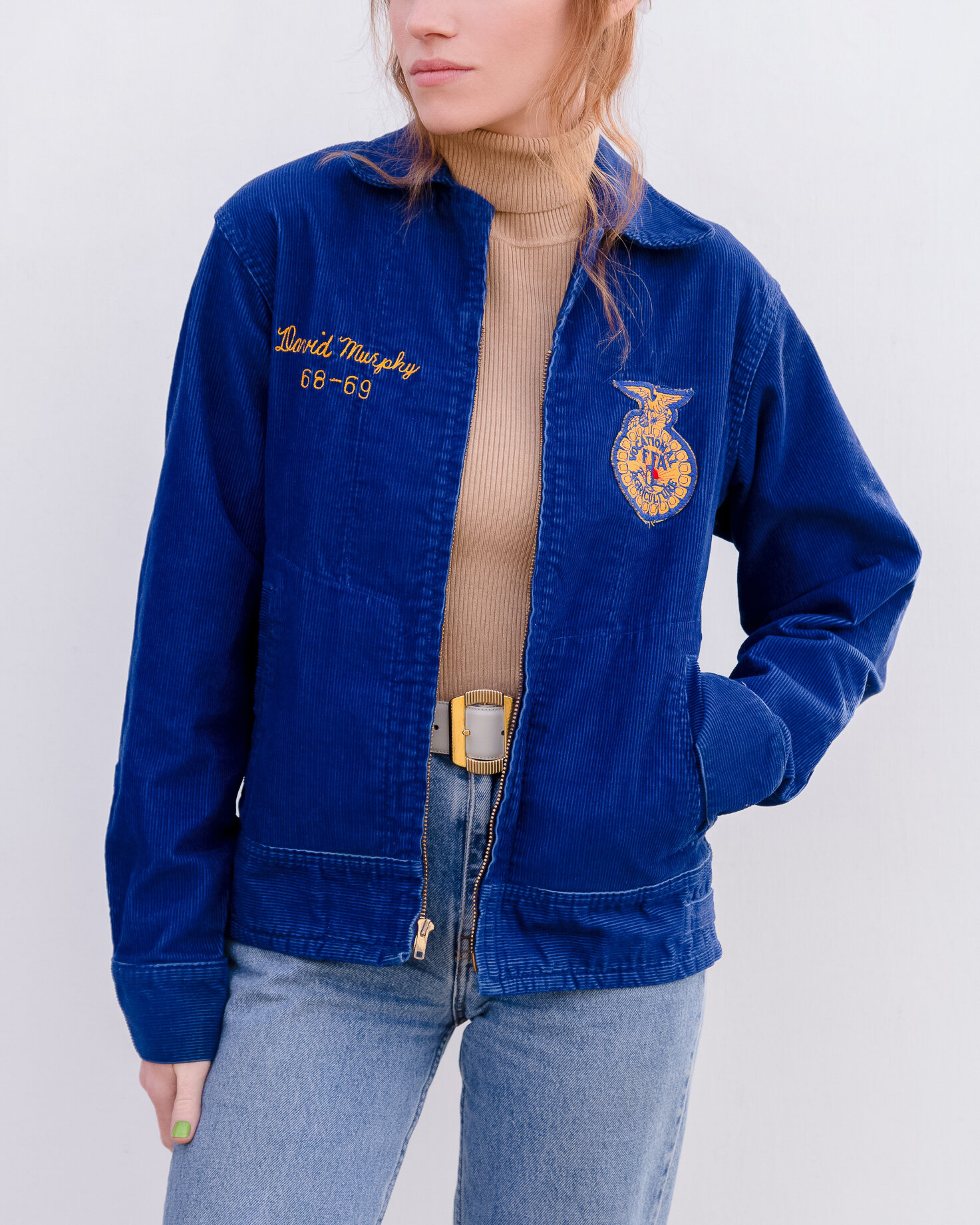 Vintage 70s 80s University of Texas Game Coat Jacket … - Gem