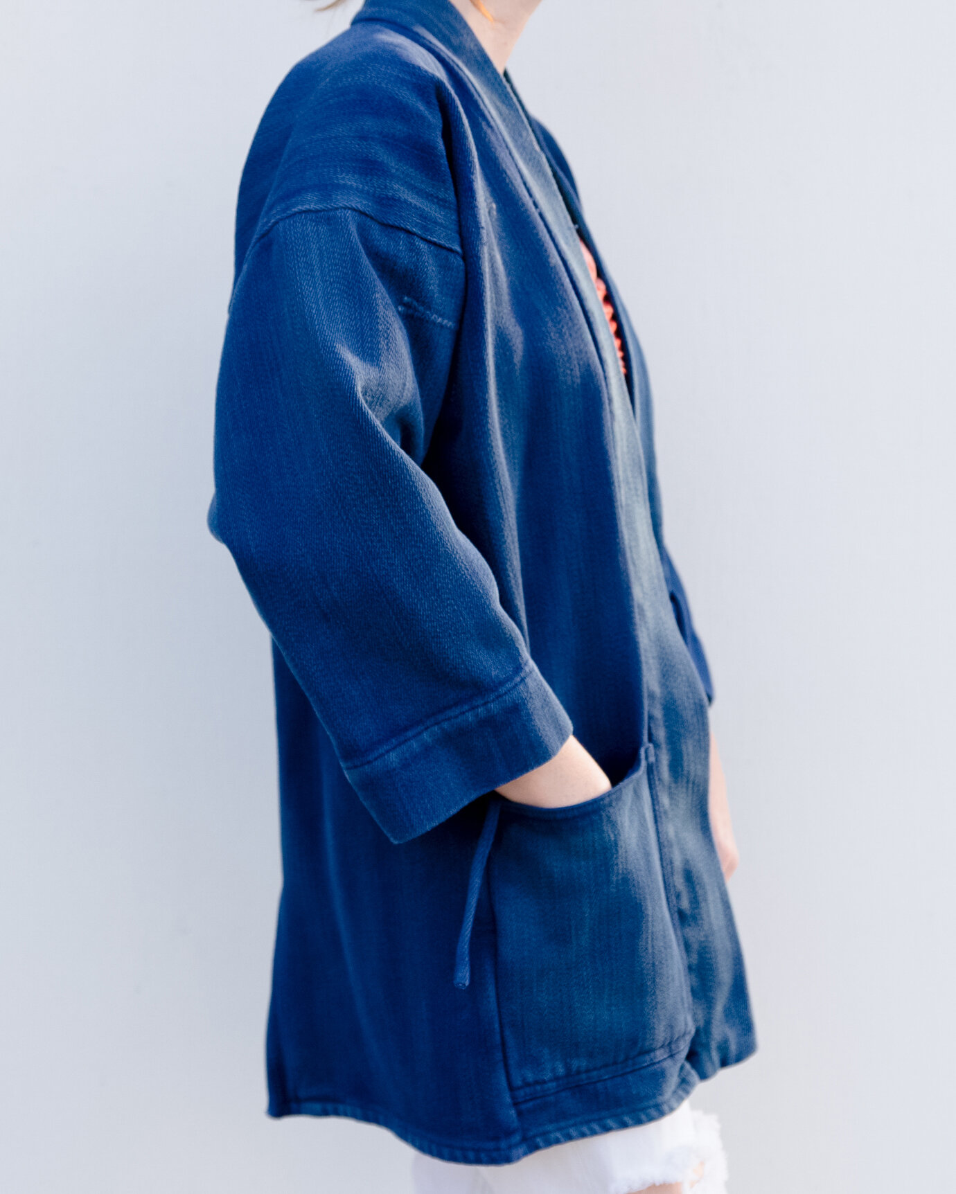 NWT Levi's Indigo Dyed Denim Kimono — West Hexes
