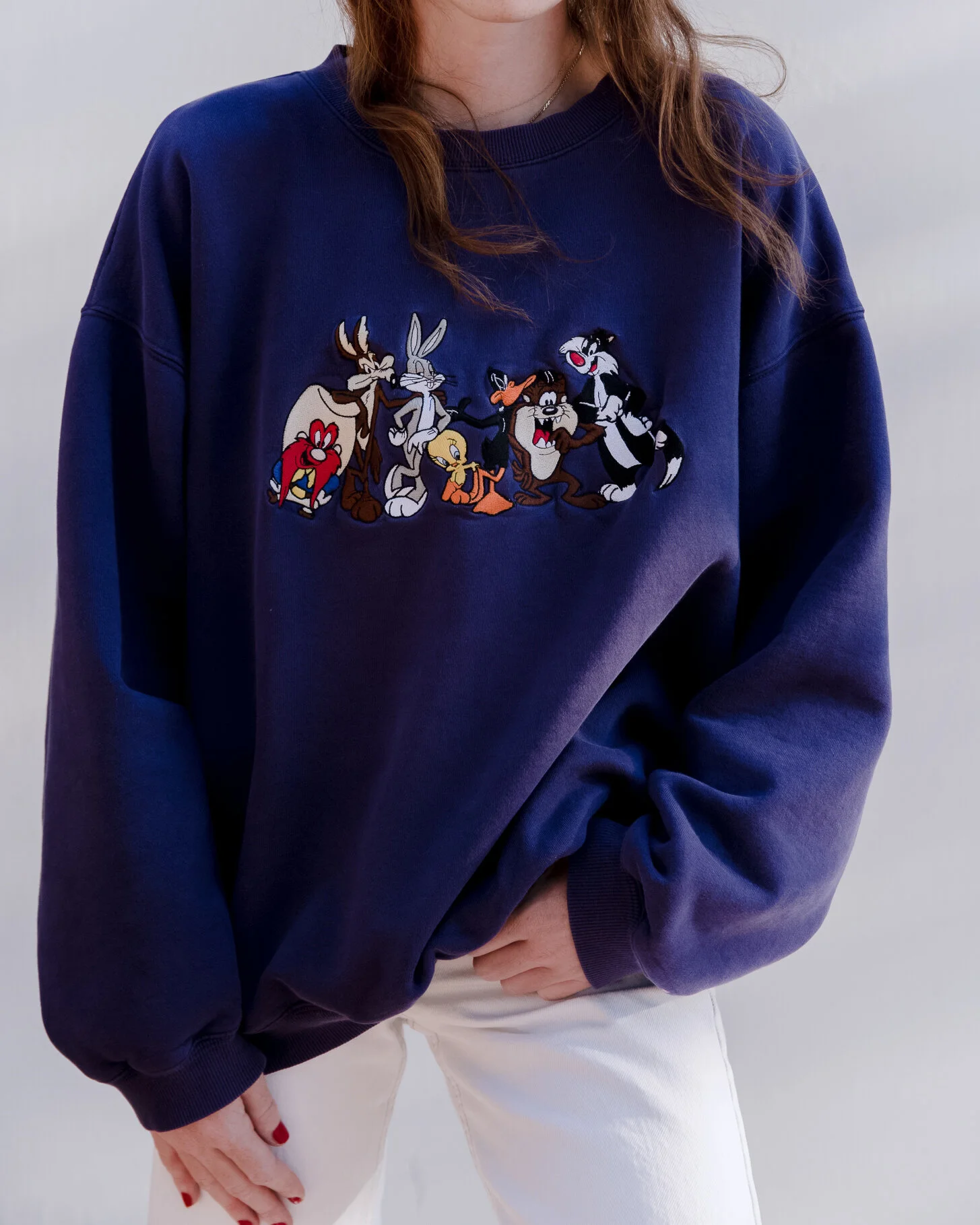 Vintage 90s Looney Tunes Sweatshirt - XXL — West Hexes