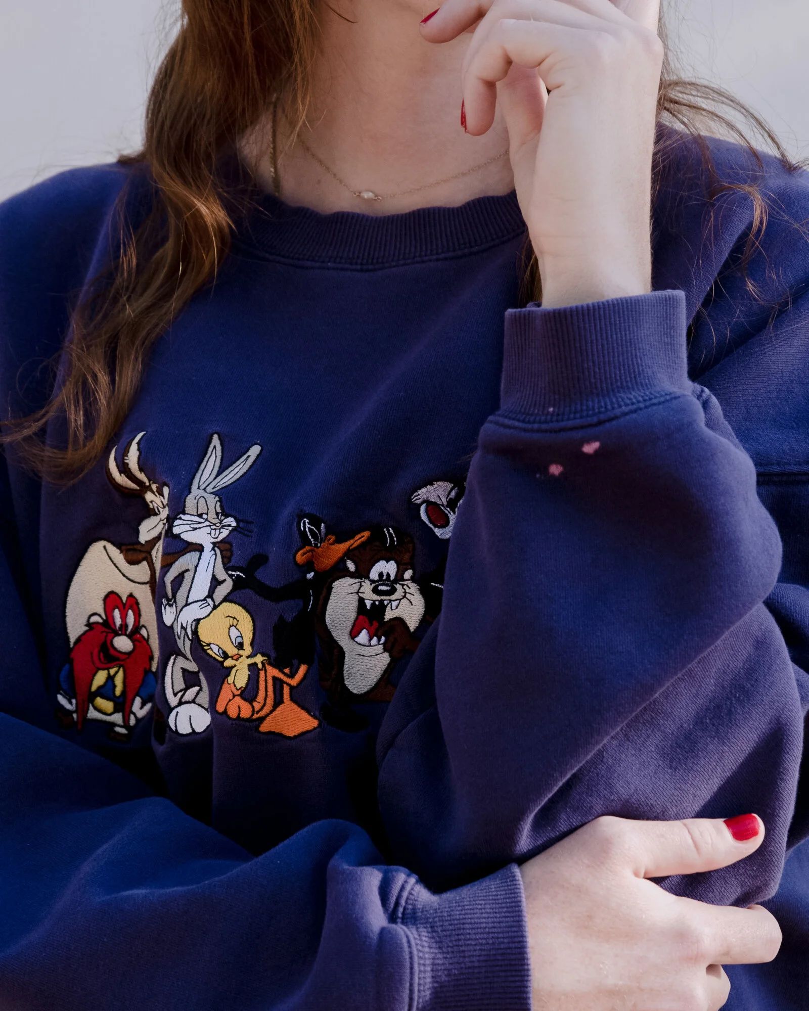 Vintage 90s Looney Tunes Sweatshirt - XXL — West Hexes