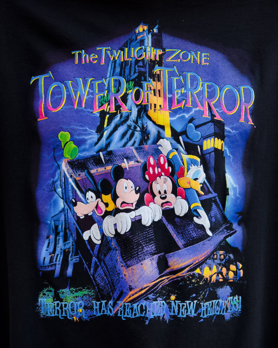 Vintage 90s Tower of Terror Disney T-Shirt - XXL — West Hexes