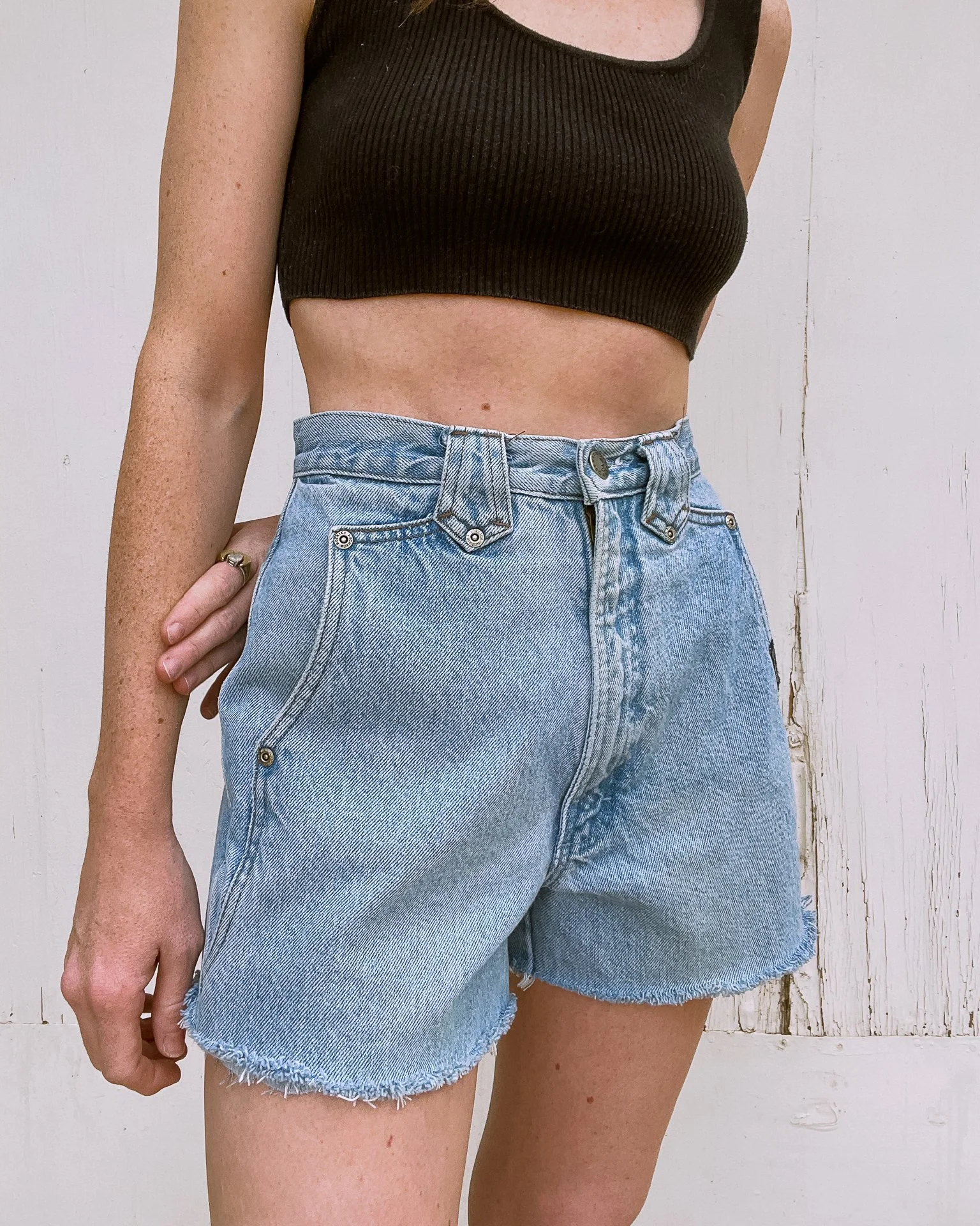 90s Rockies Western Cut-Off Denim 