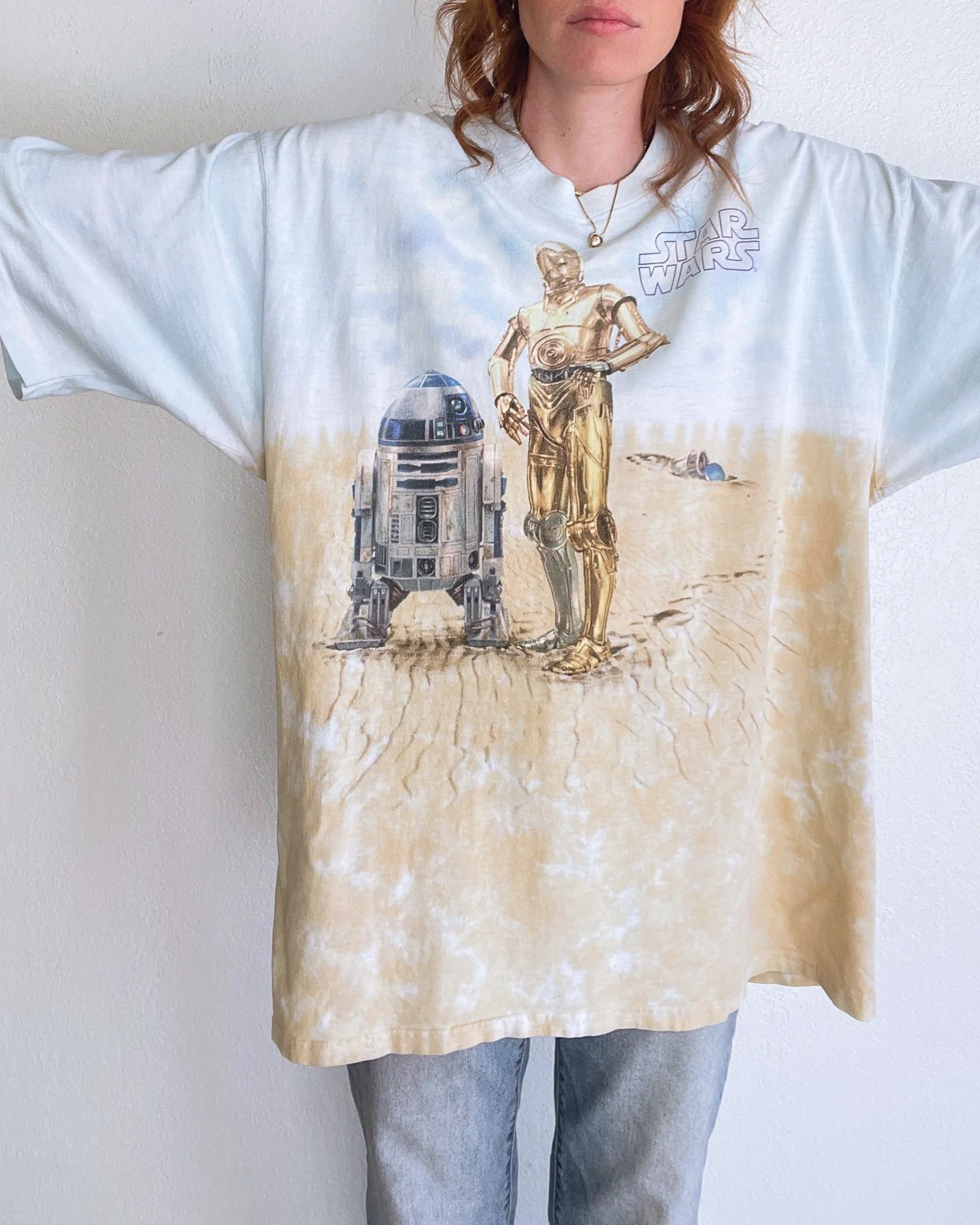 STARWARS LIQUIDBLUE tee XL 90s スターウォーズ｜トップス