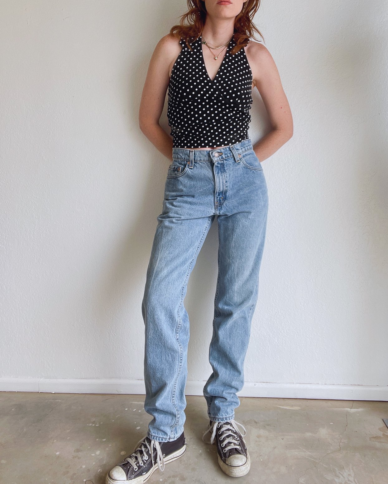 1997 Levi's 550 Tapered Leg Relaxed Fit Jeans (27/28) — West Hexes