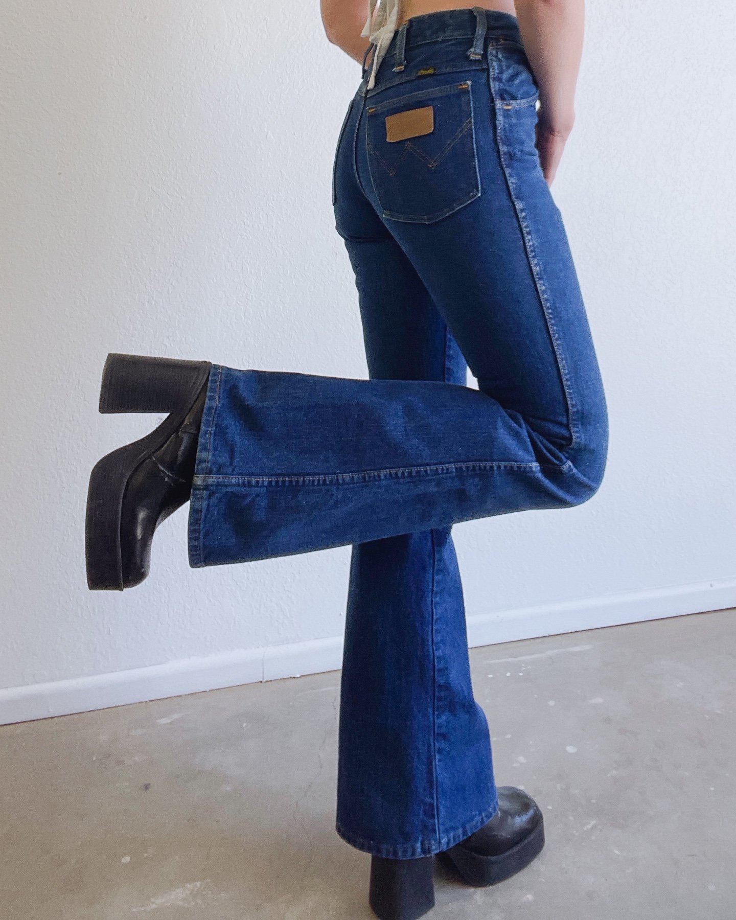 70s Wrangler Flare Jeans (S/M) — West Hexes