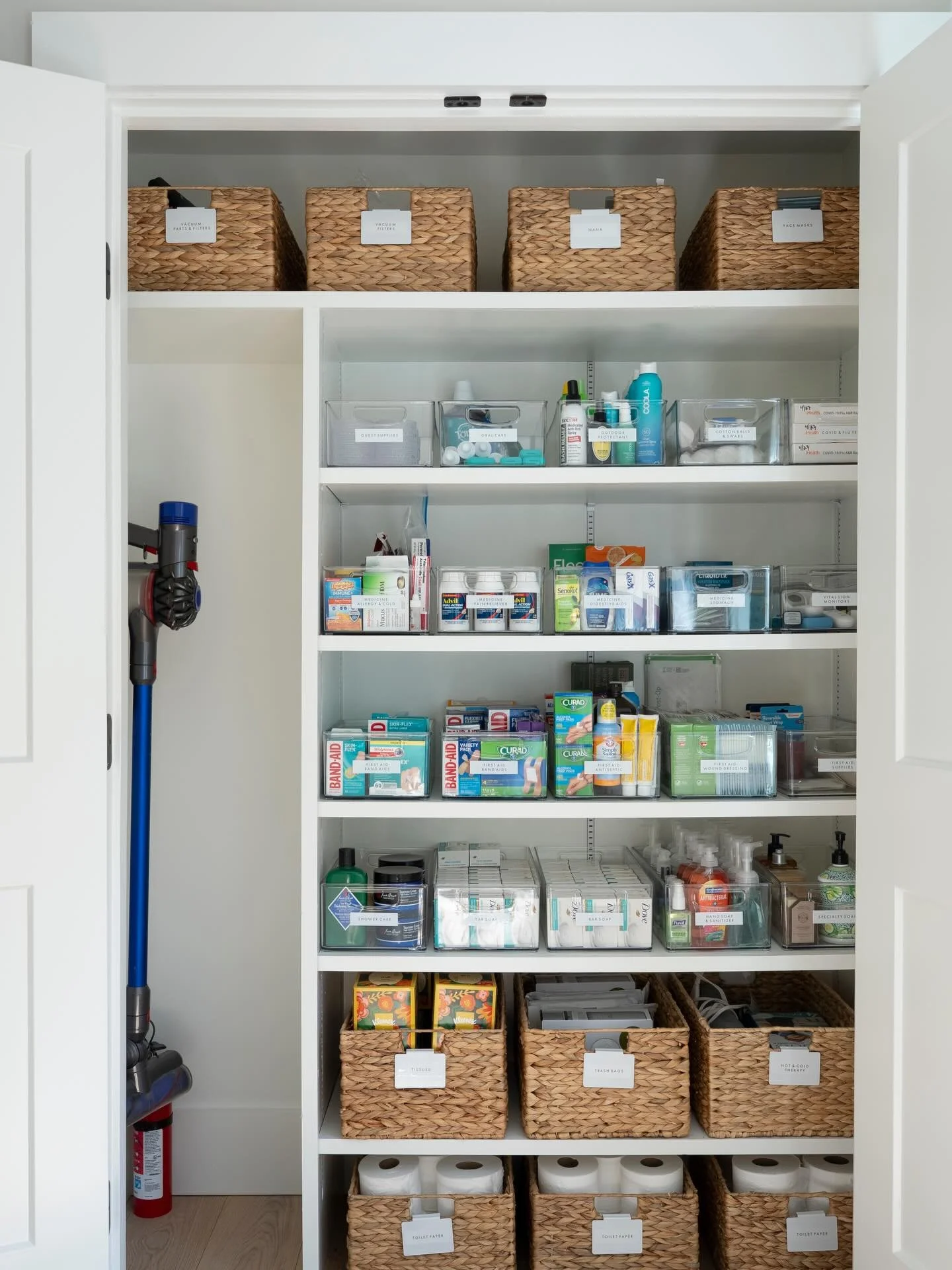 The Essentials Closet. An organized hub for the everyday essentials that keep life running seamlessly. 🍋✨

Tap the link in bio to learn more, and get your home organized this summer!