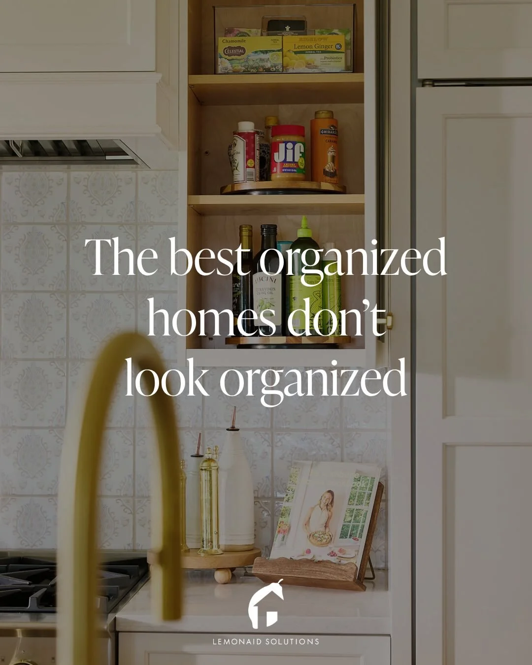 I spent some time in my own home this weekend, editing a few cabinets and making small adjustments for the season we&rsquo;re in now.

One thing I&rsquo;ve learned is that the goal isn&rsquo;t to create a perfectly organized home and leave it that wa