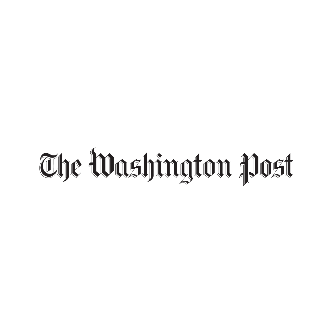 The Washington Post logo in black Gothic font on a white background.