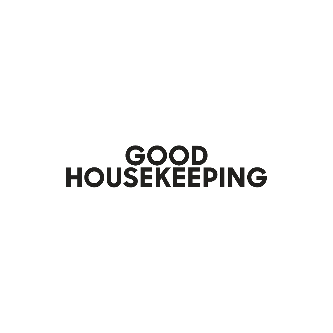Text graphic with the words 'GOOD HOUSEKEEPING' in bold black letters on a white background.