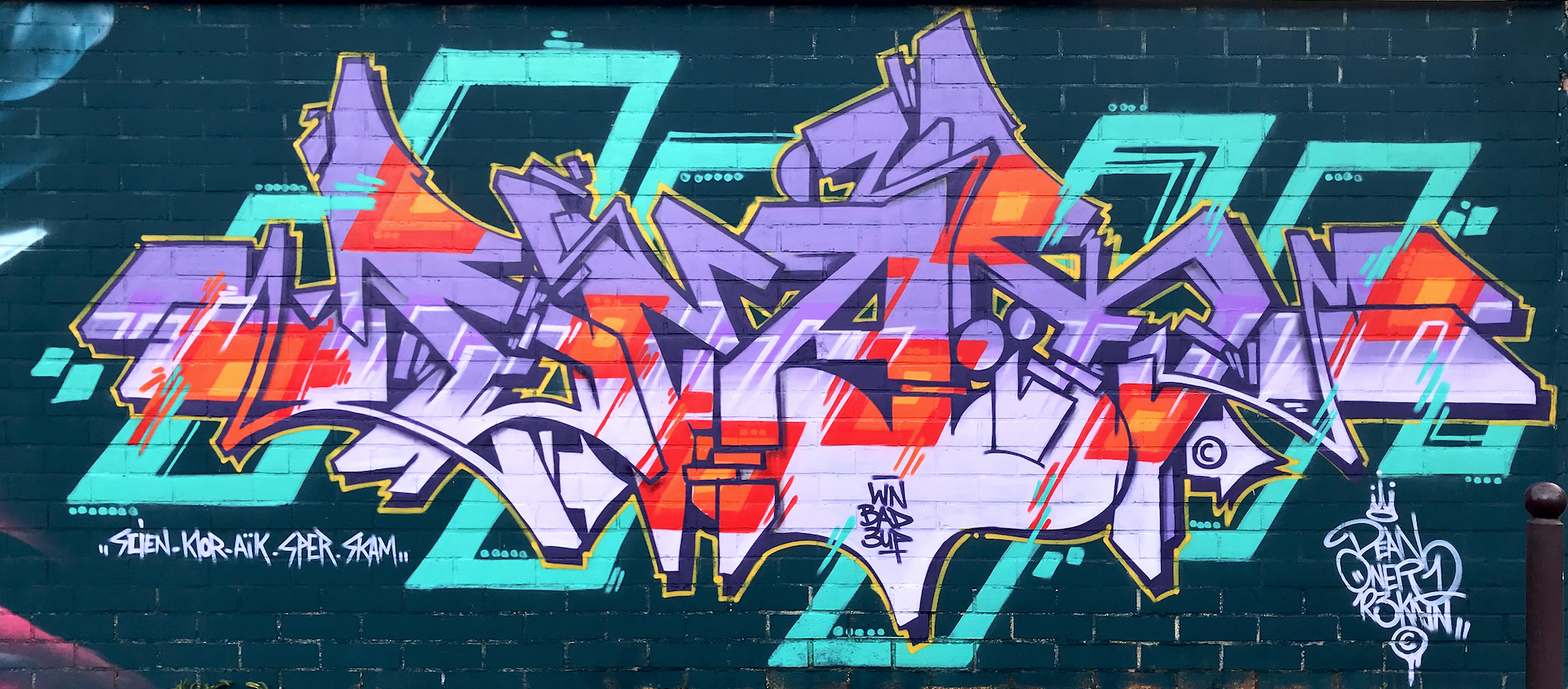 Los Alebrijes Graffiti 2019 - Armentieres 