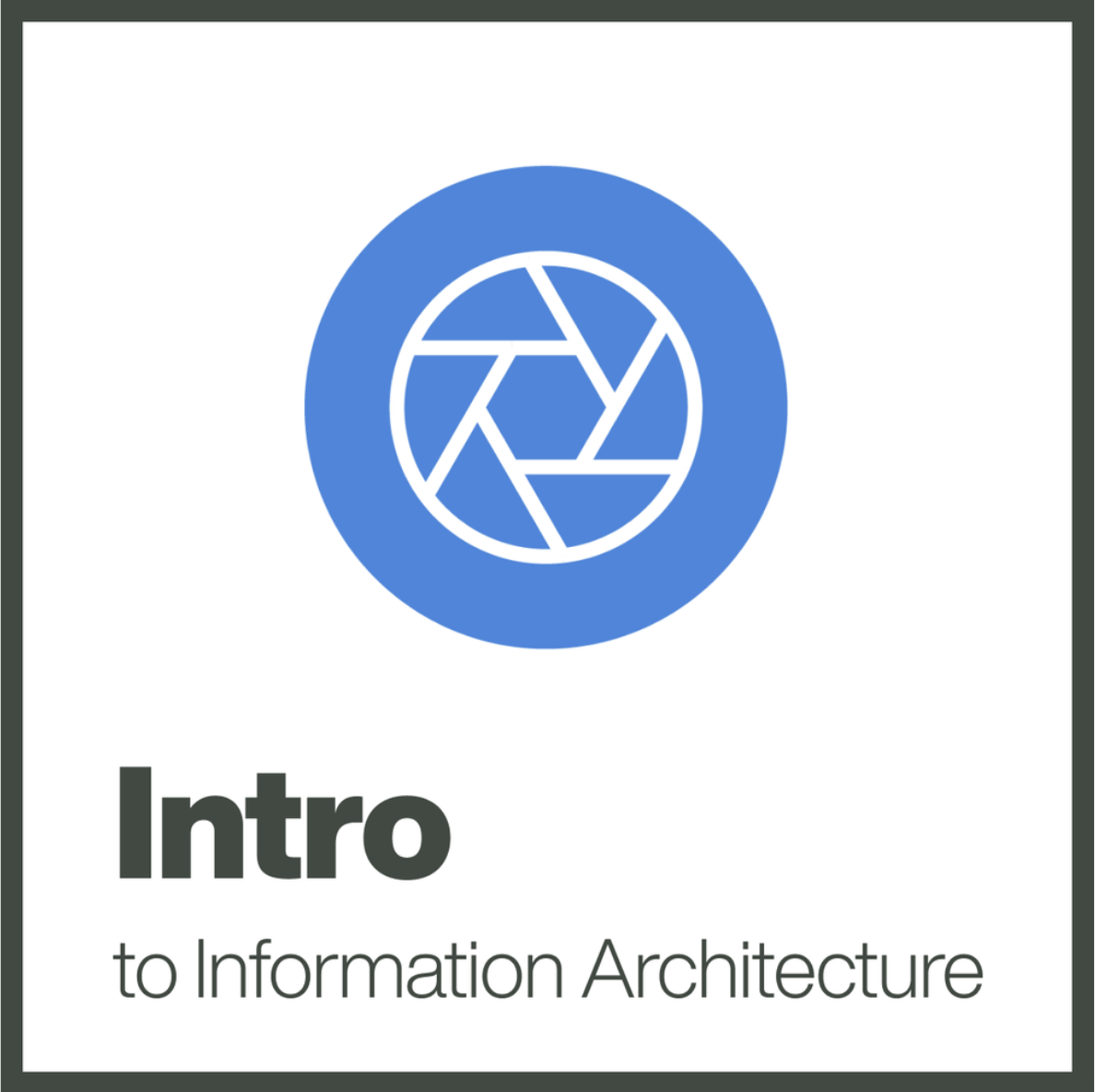 Intro to Information Architecture workshop icon