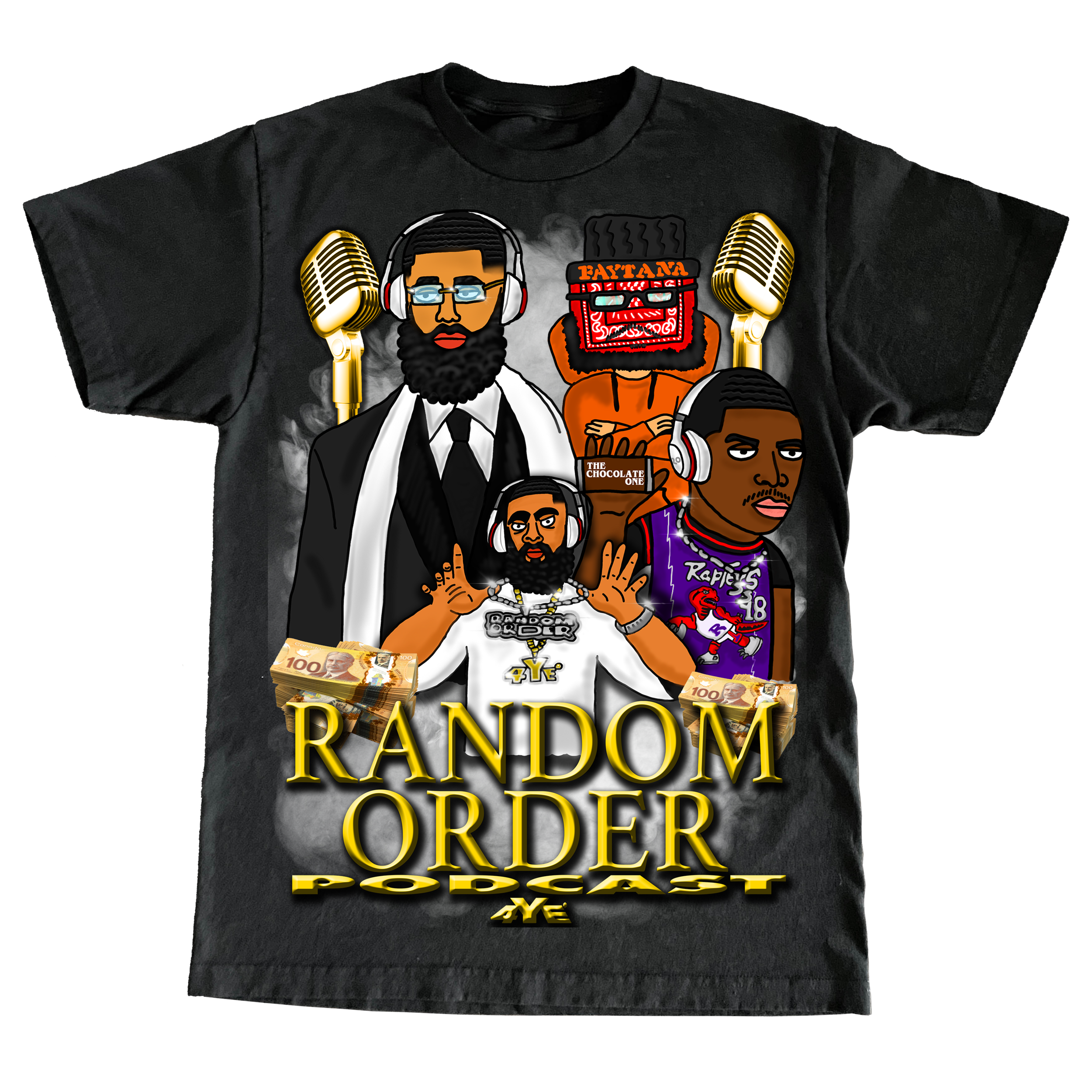 my favorite design! I drew everybody on the podcast using illustrator &amp; procreate!