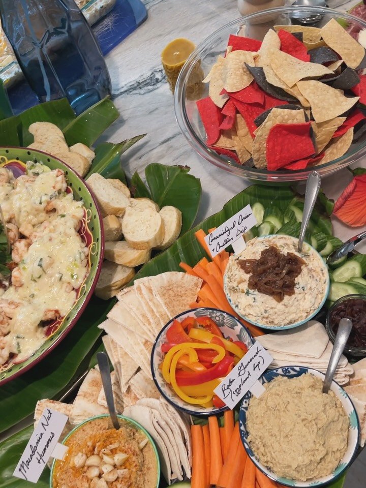 We had a wonderful time celebrating Elizabeth&rsquo;s birthday this weekend, featuring lots of food straight from the orchard!

1. The full spread!

2. Our signature white chocolate macadamia brittle tops this classic chocolate ganache covered macada