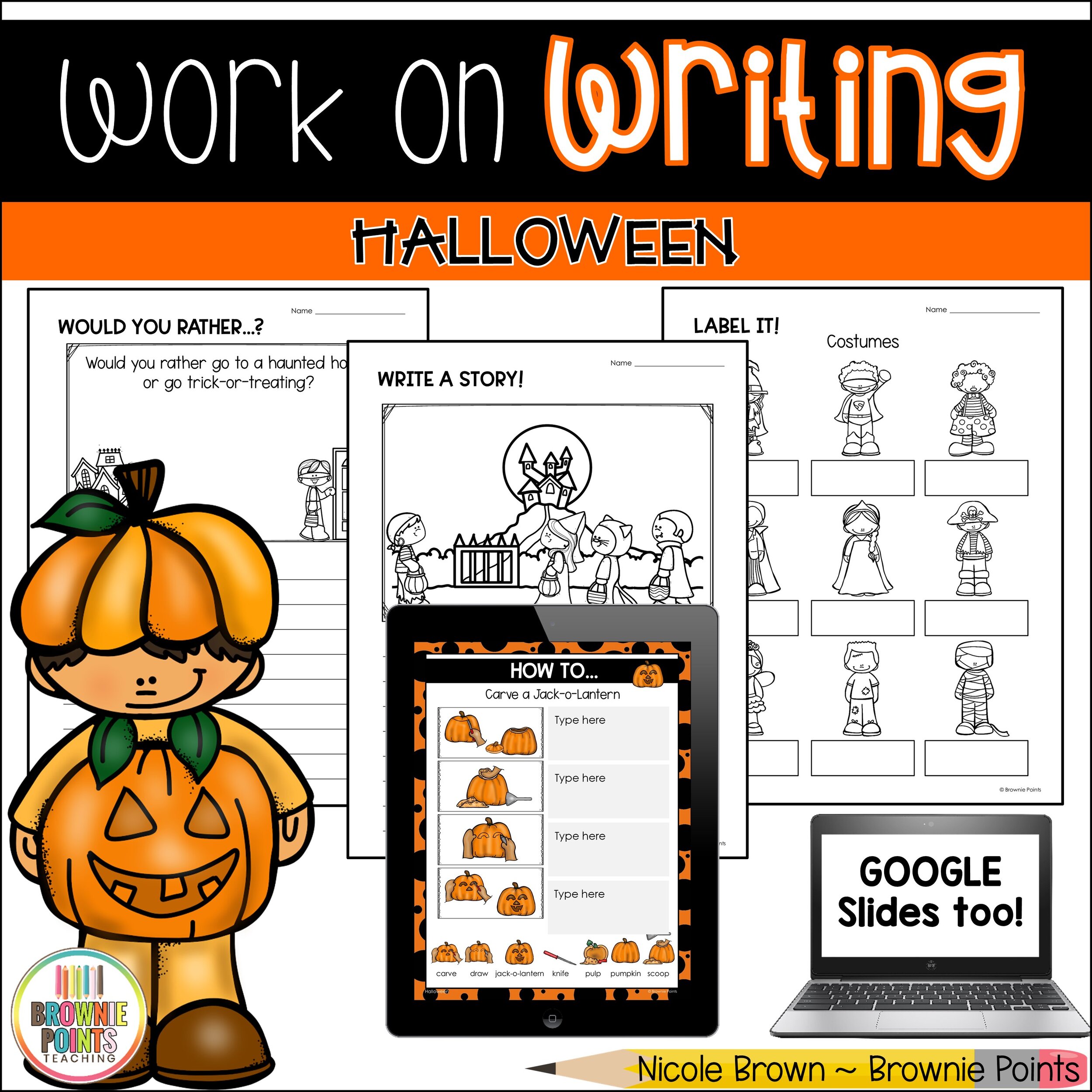 Work on Writing - Halloween