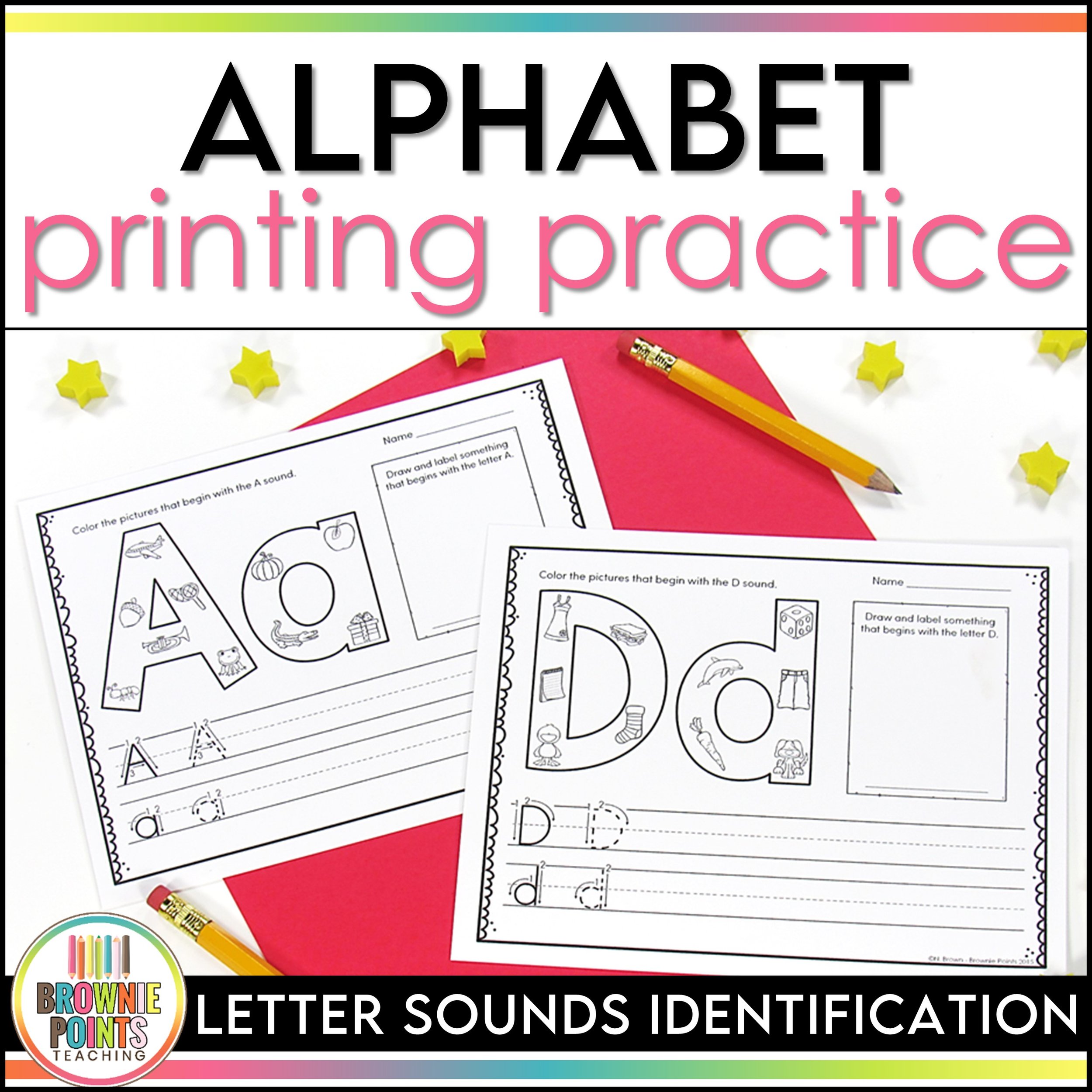 Alphabet Printing Practice