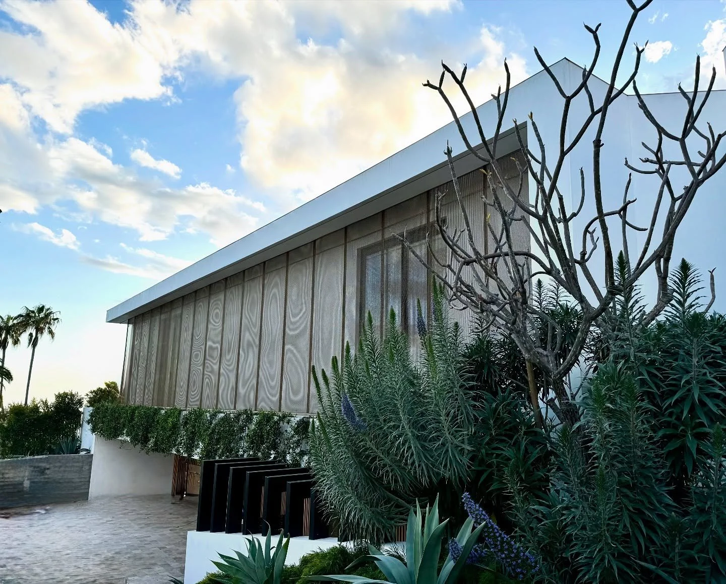 Sneak peek of the front our latest project.  It is now in its final stages.  #modernhomes #hollywoodhills  #customhomebuilder #architecturaldigest #dwell