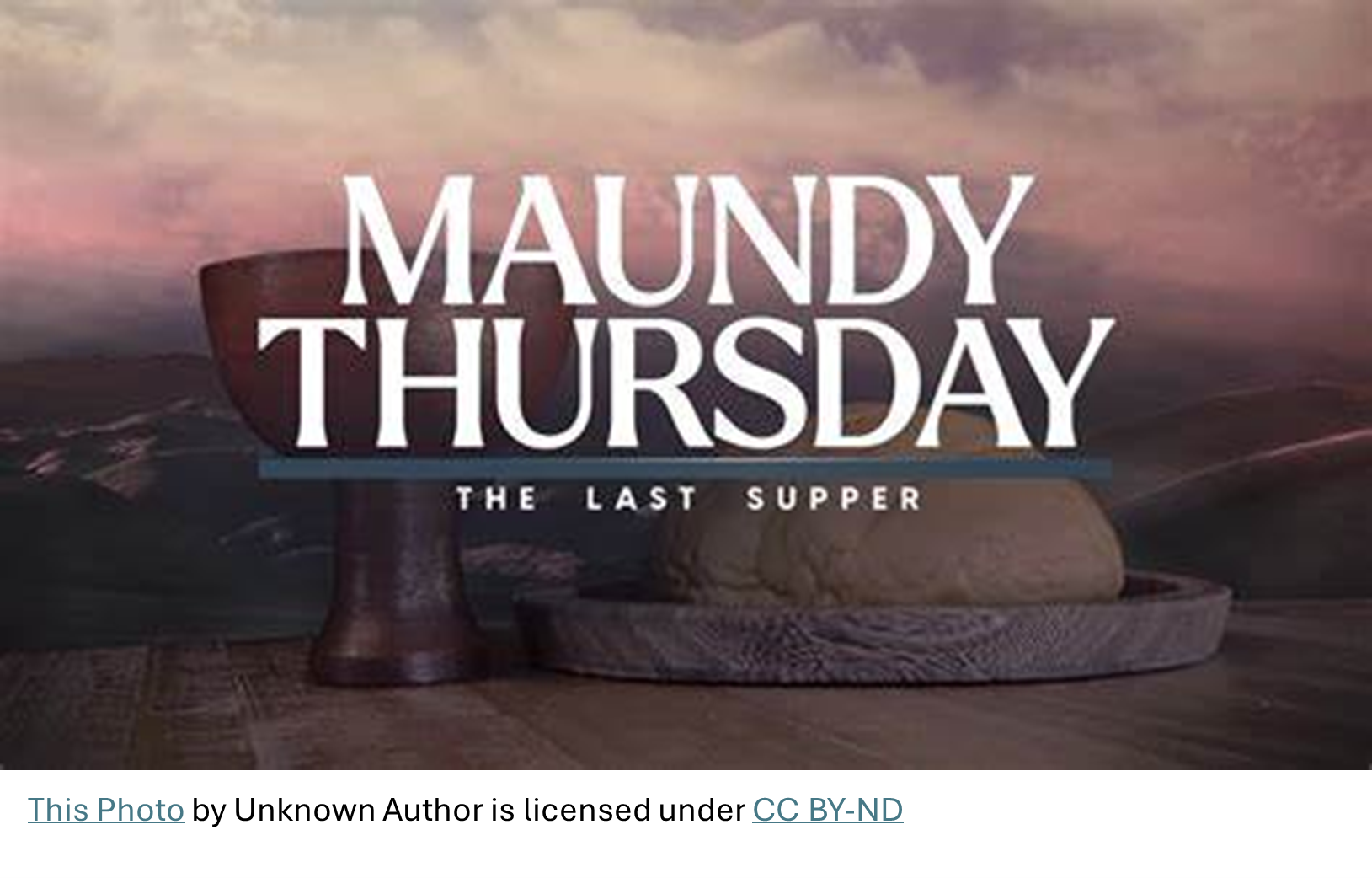 Maundy Thursday Seder Dinner