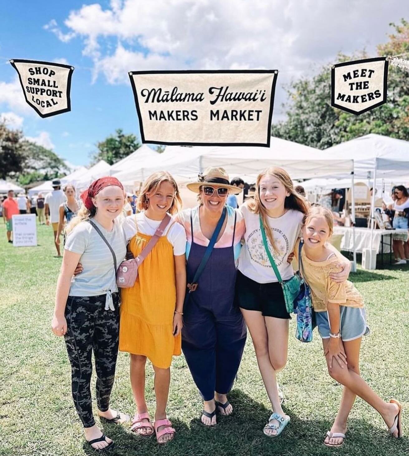 Meet me at the market! ☀️

What better way to start your Saturday? 📆 Find our colorful banners on your way to the beach, tell a friend, and come support local makers and small businesses!

We have three locations every month:
📍 Koko Head Elementary
