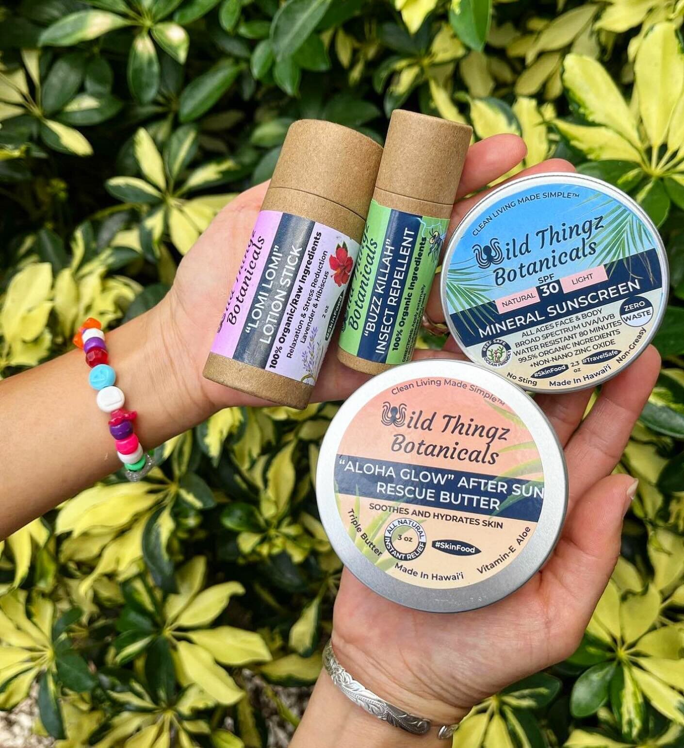 Sustainable &amp; natural &ldquo;skin food&rdquo;, @wildthingzbotanicals make organic, plastic free body products with our precious ecosystem in mind. 🌎🐬

Next Saturday, you won&rsquo;t want to miss their pop-up and grab a tube of their vibrant col