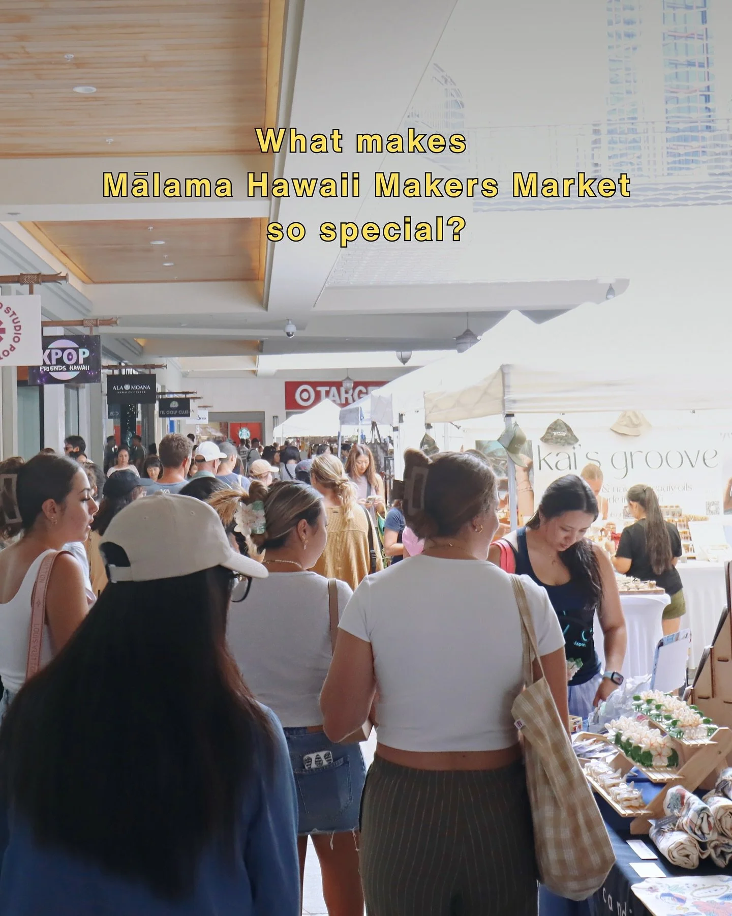 Not just your average pop up 💛 We&rsquo;ve been curating high quality markets since 2019 ✨
Come experience the difference 〰️ this Saturday @ Ala Moana Center!