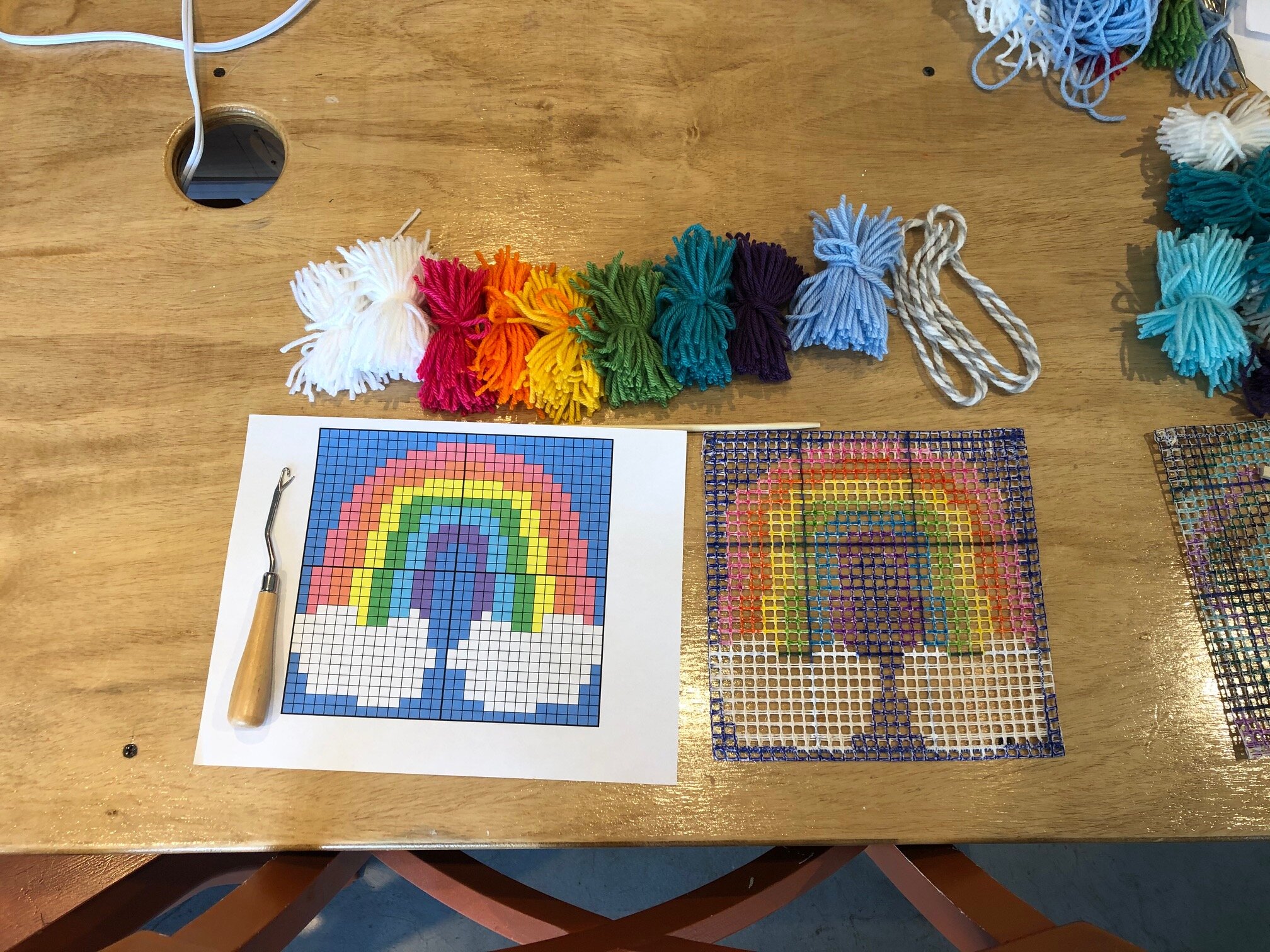 Rainbow Latch-Hook Kit