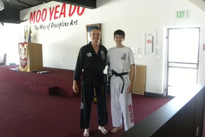 When I got my Blackbelt in MOOYEADO with my mentor and Master Jay Riggs