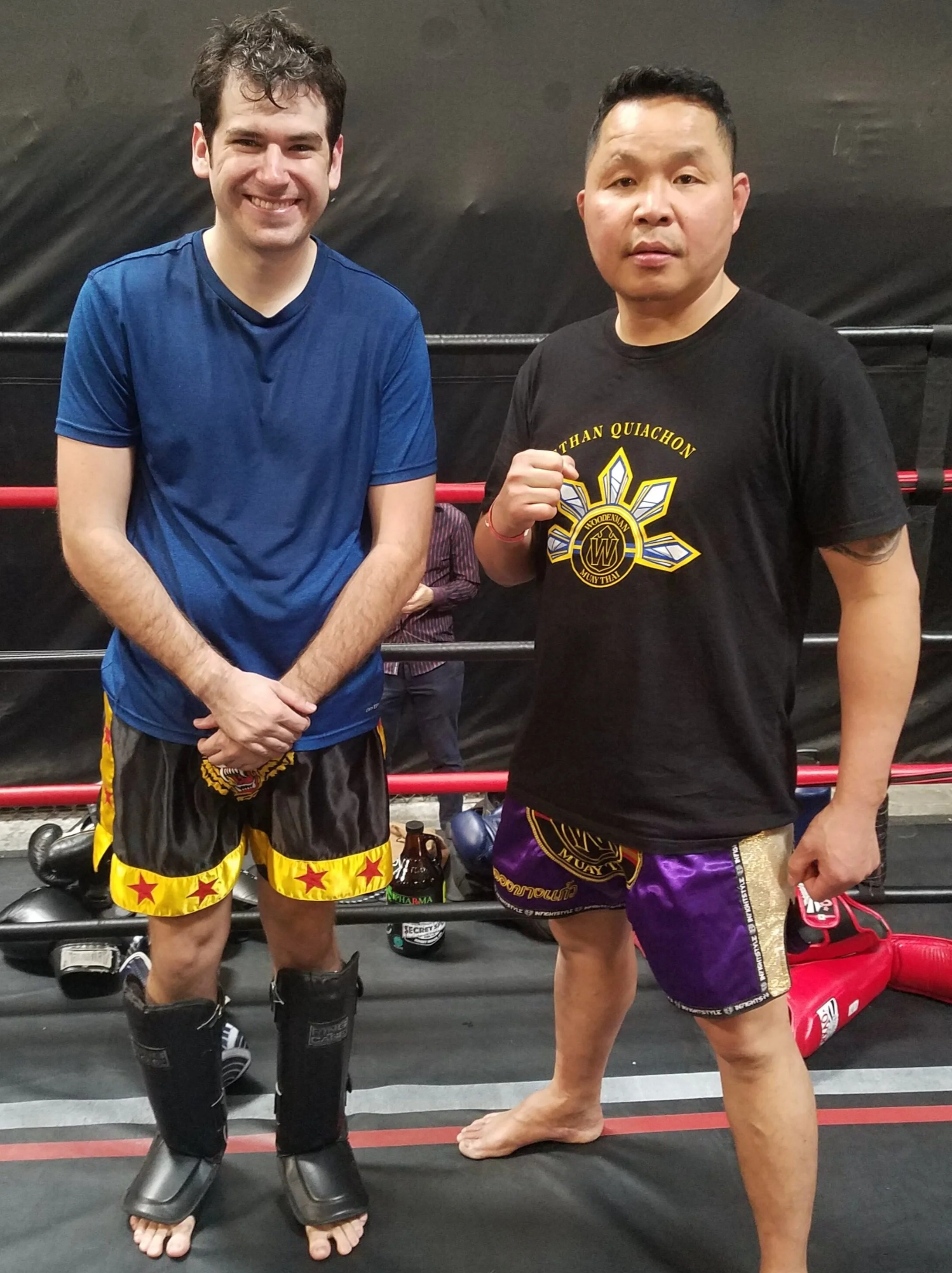 I trained with Muay Thai Legend Jongsanan “The Woodenman” FairtexAt OC Muay Thai