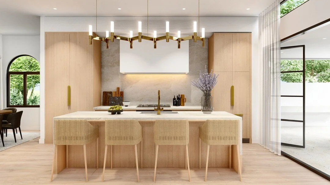 | RUSSELL LEA |

Kitchen love from our Russell Lea project, currently in construction by @diongroupprojects_ 

We love the unique detailing on the island bench, and how the soft tones of the beech cabinetry, and quartzite create a calm and sophistica