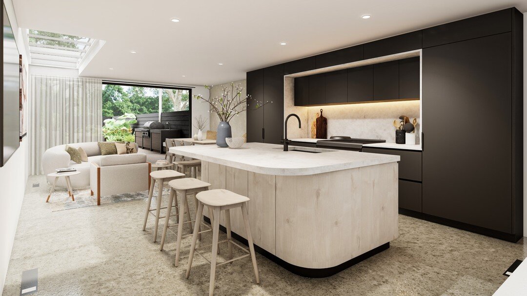 | NORTH SYDNEY |

Another view of this gorgeous open plan living space we've designed for our clients semi in North Sydney.

We can't wait to see this built.

 #interiordesigninspo #interiordesign #interiordesigns #interiordesigner #sydneyinteriors #