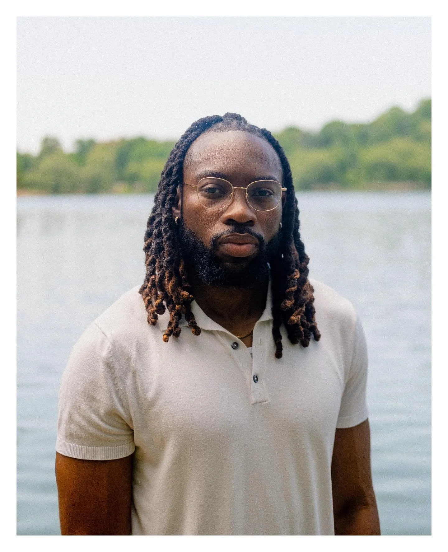 My brother @chaddie6oy at Prospect Park. Summer 2022. 
&mdash;
#portrait #brooklyn #newyork