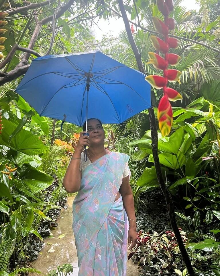 The monsoon has taken one thing off Kunda's 'To-do list'. Swipe right to see which one😄

#MonsoonGardening
#GoaMonsoonBliss
#RainySeasonGarden
#GreenGoa
#MonsoonBlossoms
#GoaGardenViews
#MonsoonMagic
#GoaRains
#GardenInMonsoon
#GoaGreenery
#RainyDay