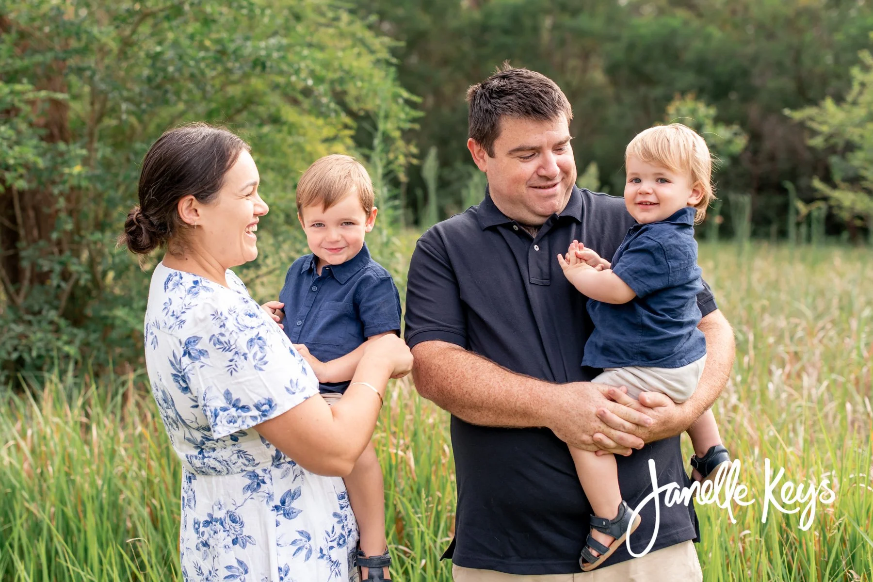 Locations for Outdoor Family Photos with Young Boys