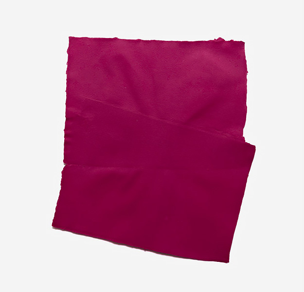   Fabriano Collage, magenta, 2017 Handmade Fabriano paper, inkjet ink used as dye, 48 x 58 cm 