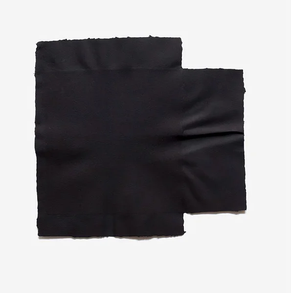 Fabriano Collage, black, 2017 Handmade Fabriano paper, inkjet ink used as dye, 46 x 54 cm